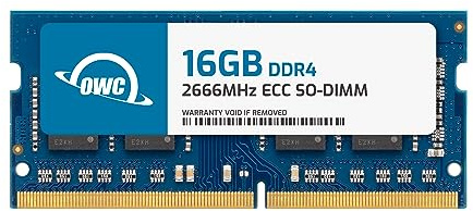 OWC 16GB RAM Ersatz für Synology D4ECSO-2666-16G D4ES01-16G | 16GB PC4-21300 DDR4 2666MHz ECC Unbuff 2Rx8 CL19 260-pin SODIMM