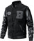 Duohropke Warm Zweifarbig Bomberjacke Herren Winter College Jacke Herren Football College Jacke Herren Oldschool College Jacke Herren College Jacke Herren Lederärmel Kunstleder Bomberjacke