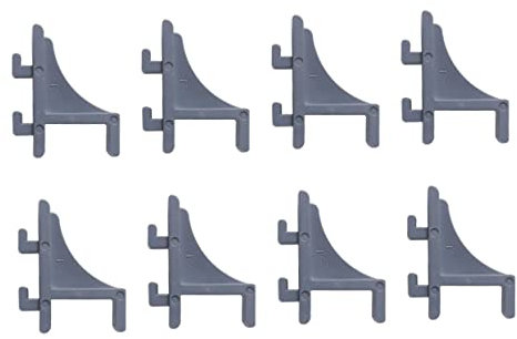 UKCOCO 8pièces Clips De Support Pour Étagère De Réfrigérateur Lot De Supports Plastique Pour Congélateur Fixations Fiables Pour Rangement Organisé