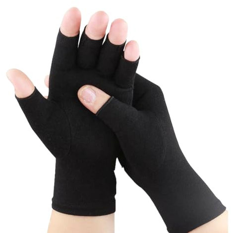 Hotcakes Arthritis-Handschuhe, Schwarz, Größe S