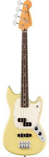 Fender Player II Mustang Bass PJ Hialeah Yellow E-Bassgitarre
