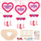 WEDNOK 6 Sets Lehrerin Traumfänger Bastelset Herz Kreativsets zum Basteln Kreativ Kunsthandwerk Kinder Danke Erzieherin Geschenk DIY Dankeschön Geschenke für Lehrerin von Schüler