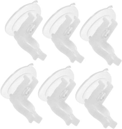 PRETYZOOM Kerzenhalter Tasse Fenster Kerzenhalter Elektrische Kerze Clamp 6 Pack Dekorative Zubehör