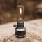 Tragbare Camping-Gaslampe, Gas-Kernlose Kerzenlampe, Camping-Flachgas-Gerade-Kerzenlampe mit 15-20 g nachfüllbarer Gaskartusche (leer), Butan-/Propangas-Campinglichter, unverzichtbar für den Notfall i