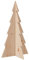 Tidyard Holz Weihnachtsbaum für Dekorationen, Christbaum mit Ständer, Platzsparend DIY Dekoration, Weihnachtsschmuck Weihnachtsdeko, 80 cm Massivholz