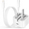 iPhone 14 13 Charger Plug and Cable [Apple MFi Certified], 20W Apple iPhone Fast Charger Plug with USB C to Lightning Cable Fast Charge for iPhone 14 Pro Max/14 Plus/13 Pro Max/12 Mini/11/XS/XR/8/SE