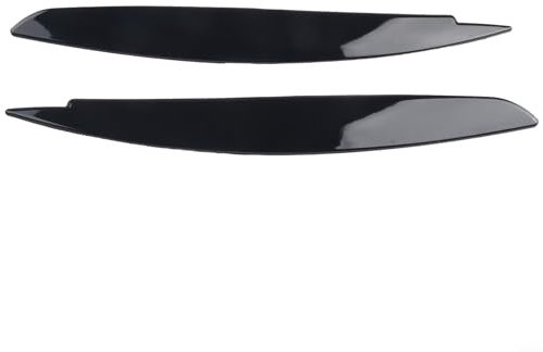 Schwarze Scheinwerfer-Augendeckel für BMW 1er-Serie, passend für Modelle E87, E88, E81 und E82