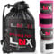 LNX Boxbandagen Doppelpack 2,5 3,5 oder 4,5m - Profi Bandagen für Boxen Kickboxen Muay Thai MMA UVM 250 350 450cm (pink + Weiss, 2,5m)