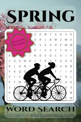 Spring: A Relaxing Word Search Puzzle Book with Over 50 Spring-Themed Puzzles | Mindful and Fun Gift | Perfect for Home or Travel