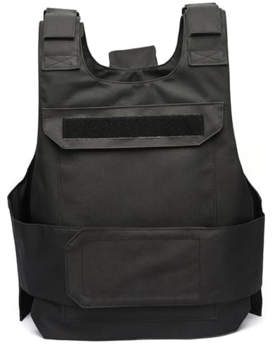 Plate Carrier Vest Waterproof & Wear-Resistant Vest with Hollow Grooves Quick Release Costume with Hidden Pocket for Outdoor Training