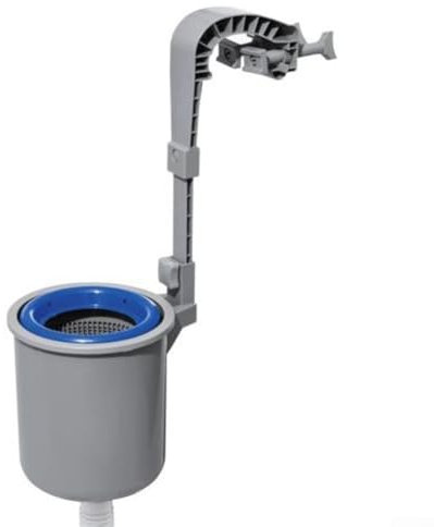 ZiStarlilife Skimmer per superfici della piscina, con testa regolabile, per la circolazione dell'acqua, colore: blu