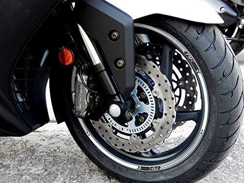 labelbike - Klebestreifen-Kit für motorrad-Roller-Felgen kompatibel mit AK 550 KYMCO AK550