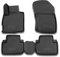 OMAC Gummimatten Fußmatten für Mitsubishi Outlander 2WD 2012-2025 TPE Schwarz 4X