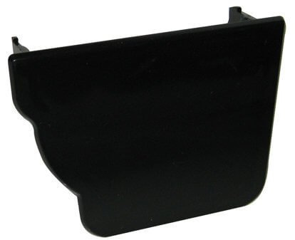 FloPlast Ogee Black Internal Stopend Right Hand