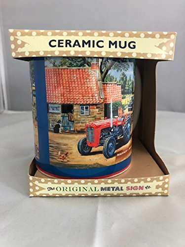 Original Metal Sign Co Massey Ferguson 35 Tractor Classic Retro Art Ceramic Mug in Gift Box
