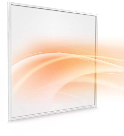 Mirrorstone 350W Classic Far Infrared Panel Heater - Suspended Ceiling or Wall Mount Heater - Energy Efficient - White Electric Low Energy Heater - Indoor Slim Panel Heater (22 mm thick)