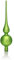 com-four® Weihnachtsbaumspitze matt - Christbaumspitze aus echtem Glas für Weihnachten - Tannenbaumspitze für den Christbaum, 28 cm