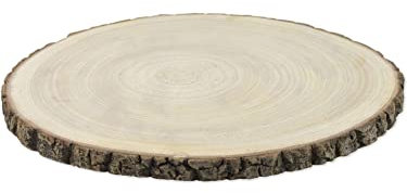 RONDIN DE BOIS BRUT ÉCORCE NATUREL 35CMX2CM