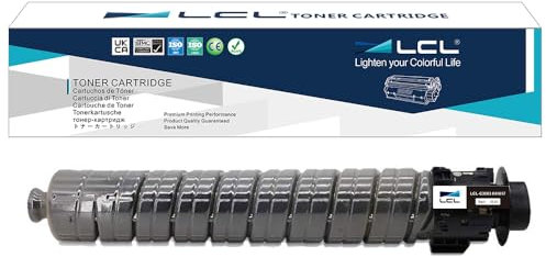 LCL Kompatibel Toner 841817 Aficio MP C3003 C3003SP MP C3503 C3503SP MP C3004 C3004SP MP C3504 C3504SP (1Schwarz) Ersatz für Ricoh Aficio MP C3003SP MP C3503SP MP C3004SP MP C3504SP