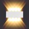 BELLALICHT 8W LED Wandleuchte Innen - Aluminium Up Down Spotlicht Wandlichter Wandlampe, IP54 Wasserdicht für Wohnzimmer Schlafzimmer Flur Treppe Warmweiß