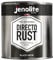 JENOLITE Directorust Satin Paint | BLACK | Multi Surface Paint | For Use On Wood, Metal, Plastic, Ceramic & Rusted Surfaces | 1 Litre (RAL 9005)