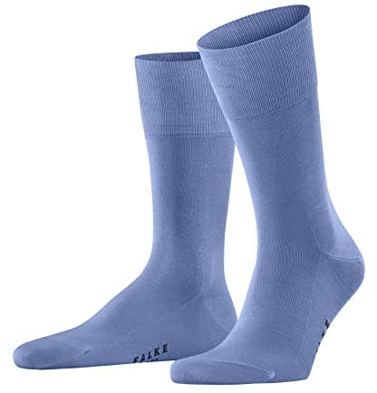 FALKE Herren Socken Tiago M SO Fil D'Ecosse Baumwolle einfarbig 1 Paar, Blau (Cornflower Blue 6554), 41-42