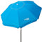 Aktive 62215 - Sombrilla de playa plegable, Ø200 cm, color azul, con protección UV filtro 50, mástil Ø28-32 mm, incluye bolsa para transportarla
