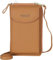 RRANCharltu Portefeuille Femme Sac à Bandoulière pour Téléphone Portable Femmes Cuir PU Porte Monnaie Téléphone Portable Pochette Porte Carte Portefeuille (Brun Foncé)