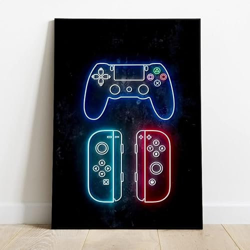 Affiche Gamer Décoration Murale - Gamer Poster, Deco Gaming, Affiche murale, Deco chambre | Sans Cadres 30x40cm (Affiche 5)