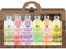 Pack Coffret 6 x 100ml Gel douche & savon liquide - Jeux de mots fruités - Les Petits Bains de Provence - Série Limitée