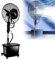 Ventilador De Pedestal Oscilante Ventilador De Pulverización De Nebulización Industrial, Ventilador De Piso De Pie Con 3 Velocidades, Ventilador De Circulación De Aire De Refrigeración De Patio, Tanqu
