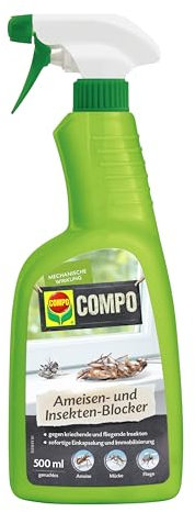 COMPO Ameisen- und Insekten-Blocker - für den Innen- und Außenbereich - 100% mechanische Wirkung - anwendungsfertiges Spray - 500 ml