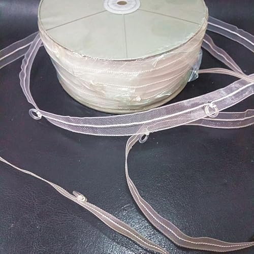 3 Meters of Quality sew on Austrian Roman Blind Tape with Ring on Transparent Ring Tape for Roman Blinds Curtain Rings