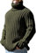 Générique Pull Tricoté À Col Roulé pour Homme - Manches Longues, Chaud, Ajusté, Coupe Vent - Sweatshirt Pas Cher - Tricot De Noël - Idée Cadeau