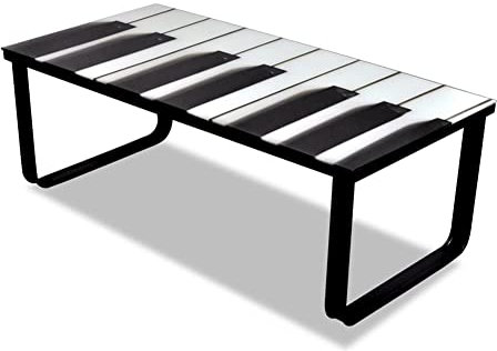 End Tables Coffee Desk Tables Living Room Kitchen Table With Piano Printing Glass Top Tea Desk Living Room Side Table