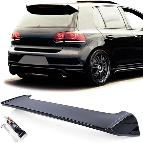 COIEN Auto Heckspoiler für VW Golf 6 GTI Limousine 09-13, Kofferraum Ducktail Lippe,Kofferraumspoiler,Auto Nachrüsten Zubehör