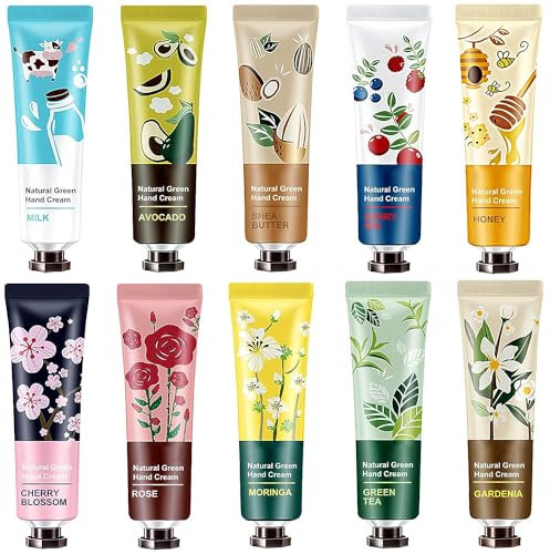bdoasis Hand Cream Composed 5 Flower 5 Fruit Fragrance,Hydrating & Nourishing Non-Greasy Moisturizing Effect Hand Cream,Christmas Birthday Mothers day Gifts,Moisturising Working Hands(300g)