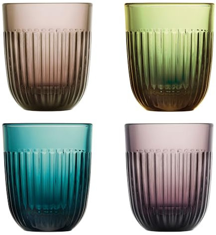 La Rochère-Coffret de 4 verres à eau assortis-OUESSANT-Origine France Garantie