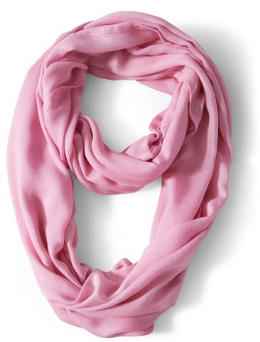 STREET ONE Damen A572545 Basic Loop-Schal, sunrise pink, A
