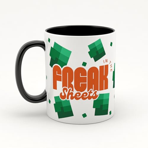 Freak in The Sheets - Funny Mug for Spreadsheet Lover: Gift for Coworker, Office Humor Gift, Accountant Gift, Excel Mug, Secret Santa Gift