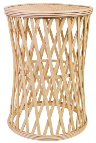 WANDERLUST DECO Tabouret en Bambou D31x41h cm