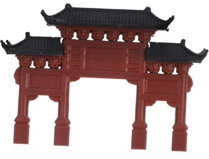 BESPORTBLE Mini Statue De Pavillon Japonais Ornement pour Aquarium Micro Paysage Décoration De Rocaille De Jardin