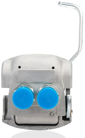 4528020070 Kupplungskopf Schnellkupplung für Deichselanhänger - Kompatibel mit Duo Matic Kupplung, Motorwagen, LKW Actros/Atego/Axor, LK/LN2 NG, MK/SK, TGA/TGS/TGX - Ersatz für 4528020090