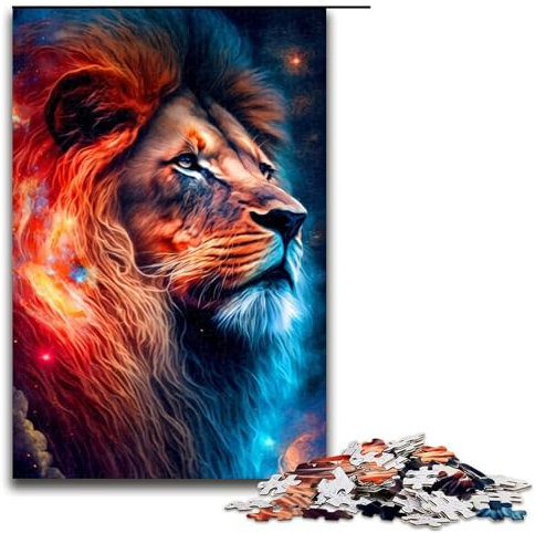 Löwen Puzzle mit 1000 Teilen für Erwachsene als Geschenk geeignet für Jugendliche ab 14 Jahren 75 x 50 cm