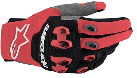 Alpinestars Pro-Dura Motocross Handschuhe, rot/schwarz, M