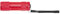 LED Taschenlampe mit Gravur / mit 9 LED / aus Aluminium / Farbe: rot