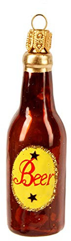 PPH 'IMP' Christbaumschmuck Figuren Flaschen Weihnachtsdeko Christbaum Weihnachtsbaum Schmuck Deko Glas Bierflasche 6cm