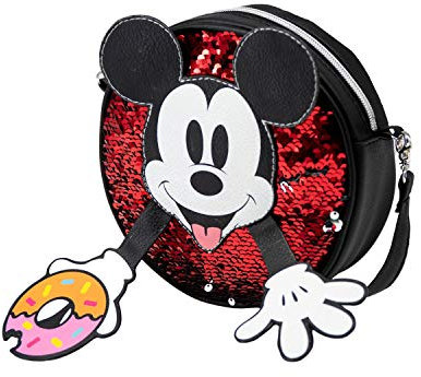 Micky Maus Donut-Runde Schultertasche