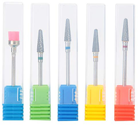 Nail Drill Bits Replacement Set,Nail File Polishing File Nail Art Sanding Band Polishing Grinding Head Tools,Grinding Wheel Polishing Head Bit,Sanding
