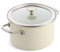 KitchenAid Steel Core Enamel 20 cm/3.7 Litre Casserole with Lid, German Engineered Enamel, Induction, Oven Safe, Almond Cream
